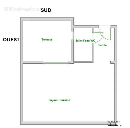 Appartement a louer paris-3e-arrondissement - 1 pièce(s) - 14 m2 - Surfyn