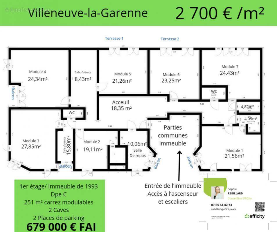 Appartement à VILLENEUVE-LA-GARENNE