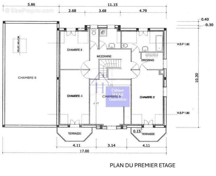 Plan R+1 - Maison à BUSSY-SAINT-GEORGES