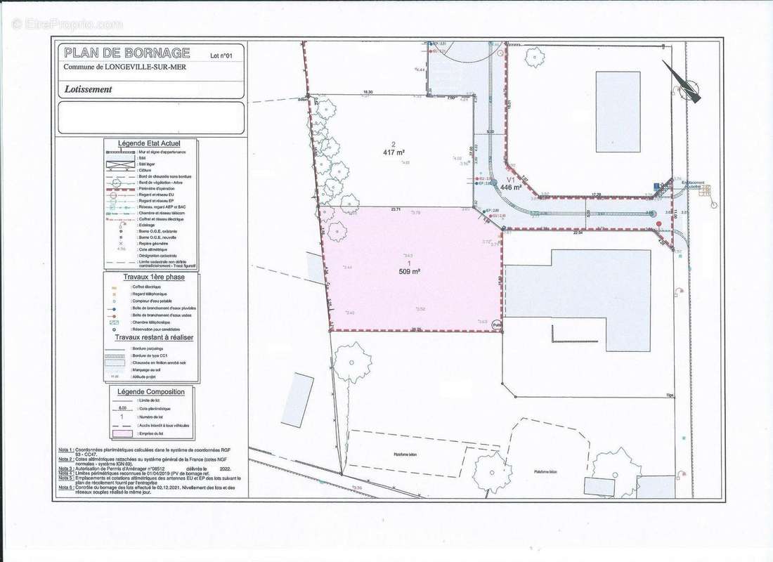 Entièrement viabilisé - Terrain à LONGEVILLE-SUR-MER