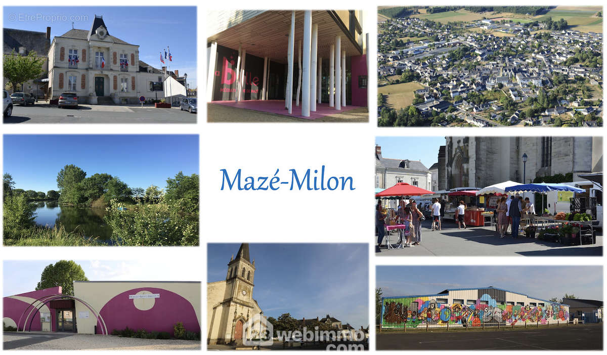 Mazé-Milon, une ville où il fait bon vivre ! - Terrain à MAZE