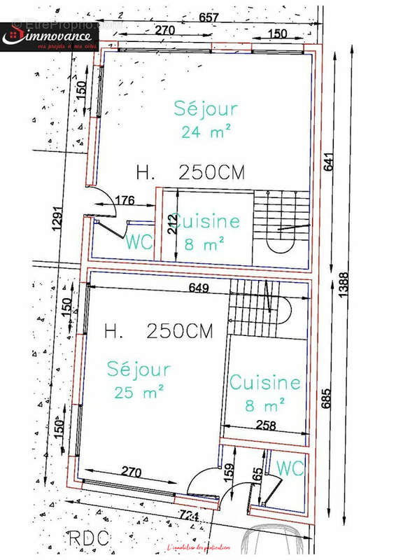 Maison a louer sannois - 5 pièce(s) - 107 m2 - Surfyn