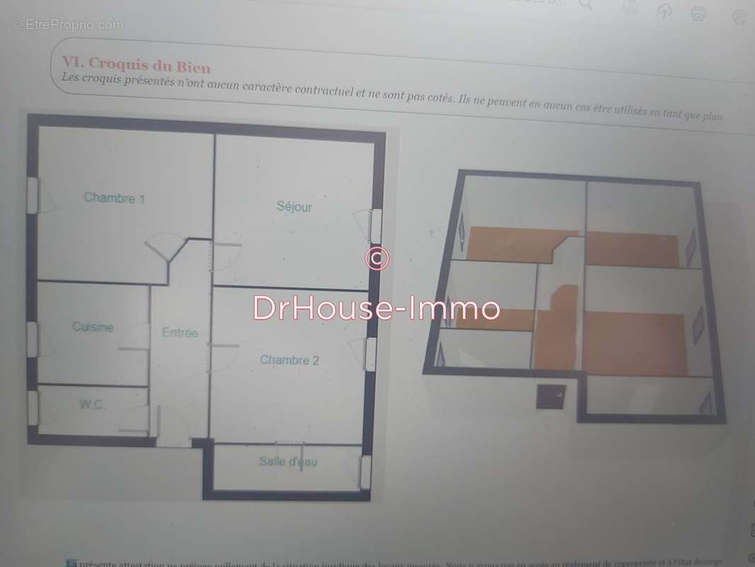 Appartement a louer deuil-la-barre - 3 pièce(s) - 50 m2 - Surfyn