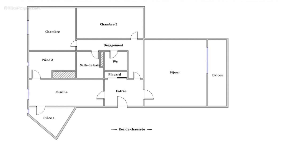 Appartement a louer nanterre - 2 pièce(s) - 58 m2 - Surfyn