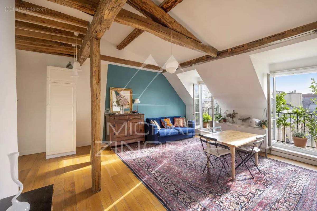 Appartement 2 pièce(s) 50 m²à vendre Paris-3e-arrondissement