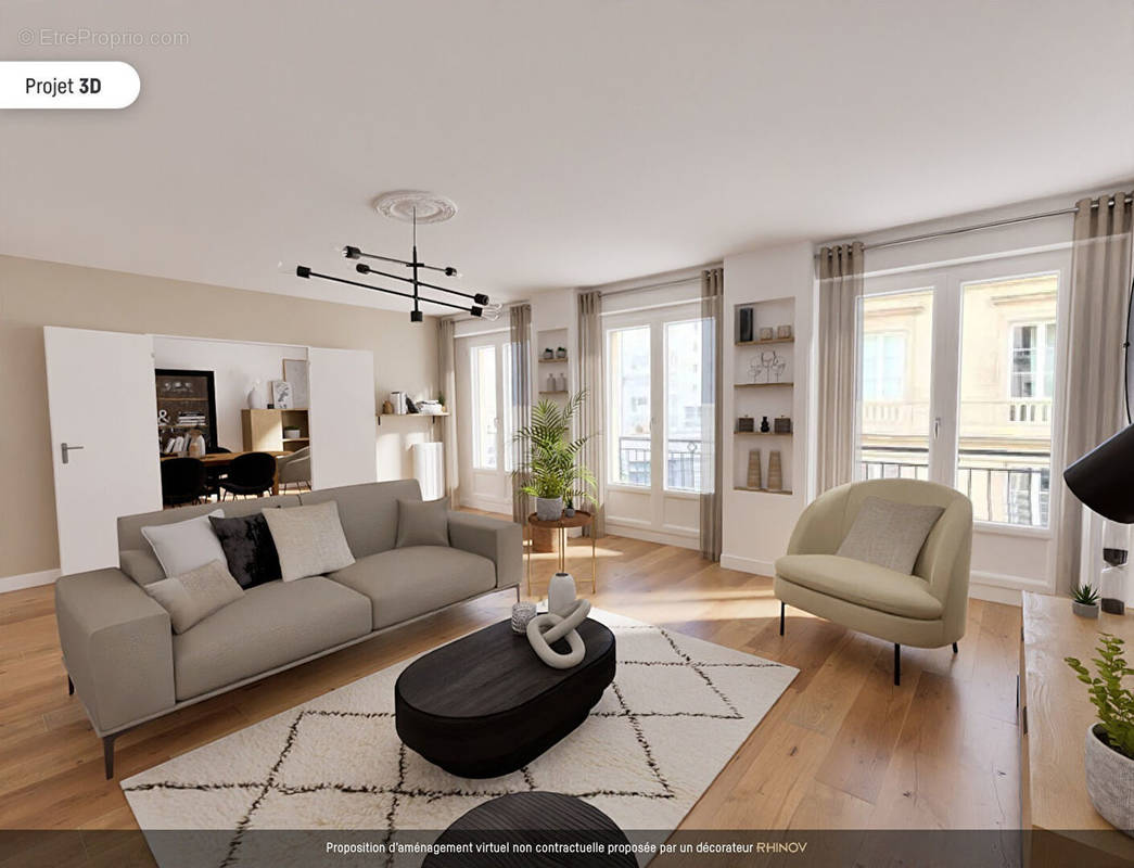 Appartement a louer paris-6e-arrondissement - 4 pièce(s) - 133 m2 - Surfyn