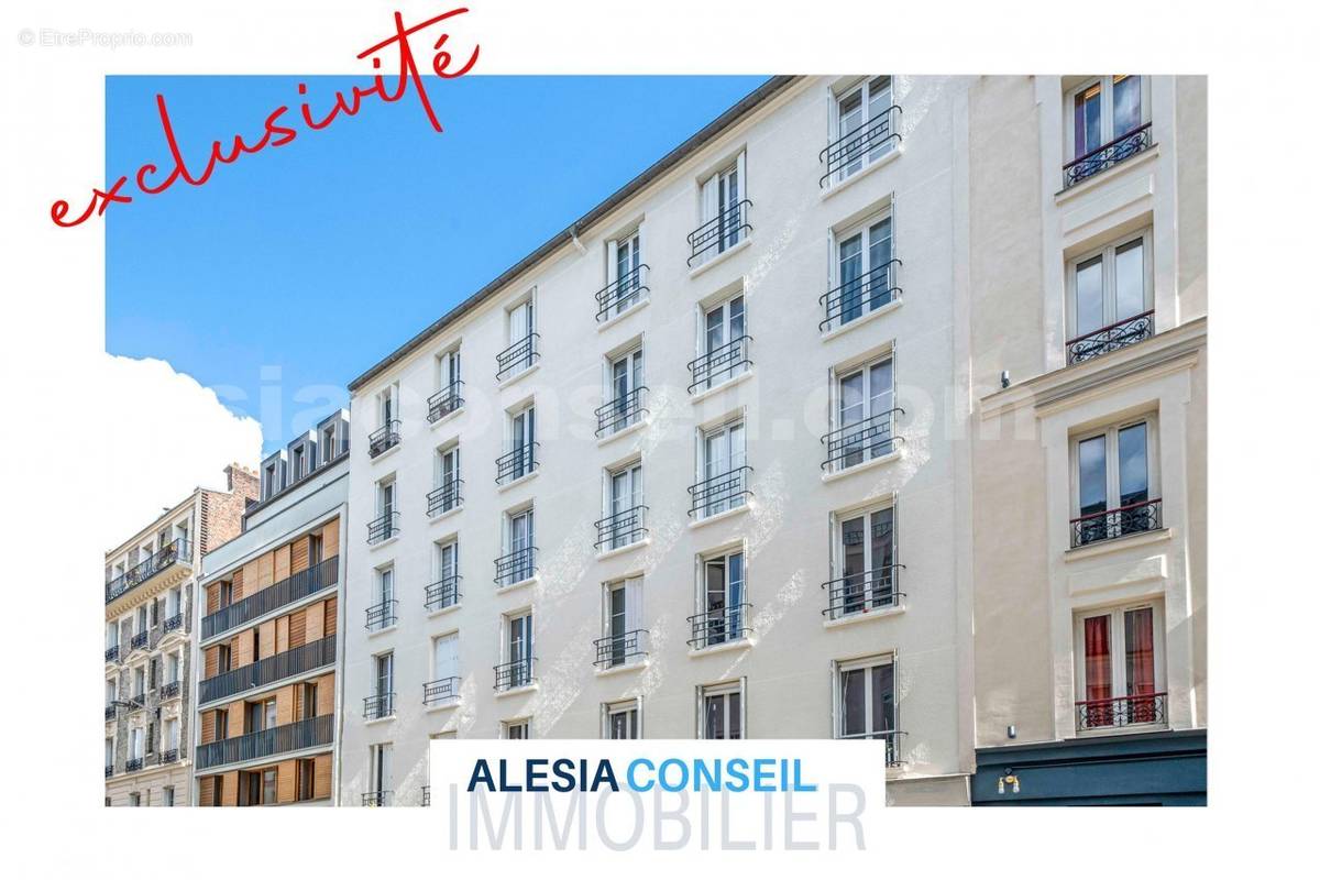 Appartement 4 pièce(s) 60 m²à vendre Paris-14e-arrondissement