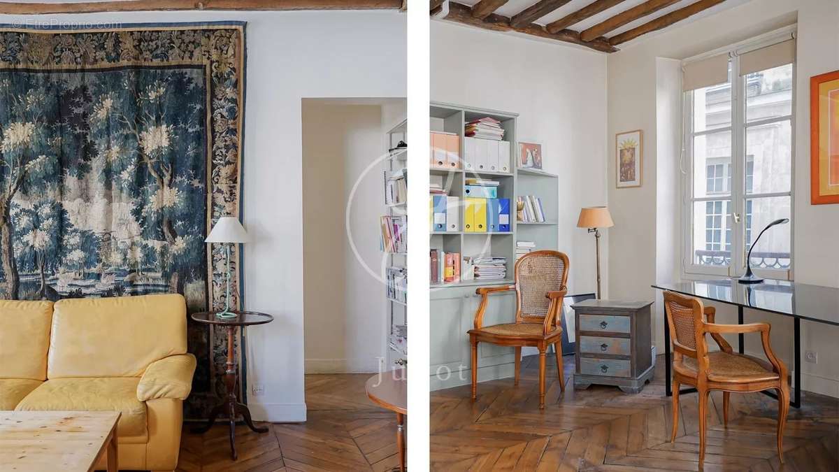 Appartement a louer paris-4e-arrondissement - 2 pièce(s) - 66 m2 - Surfyn