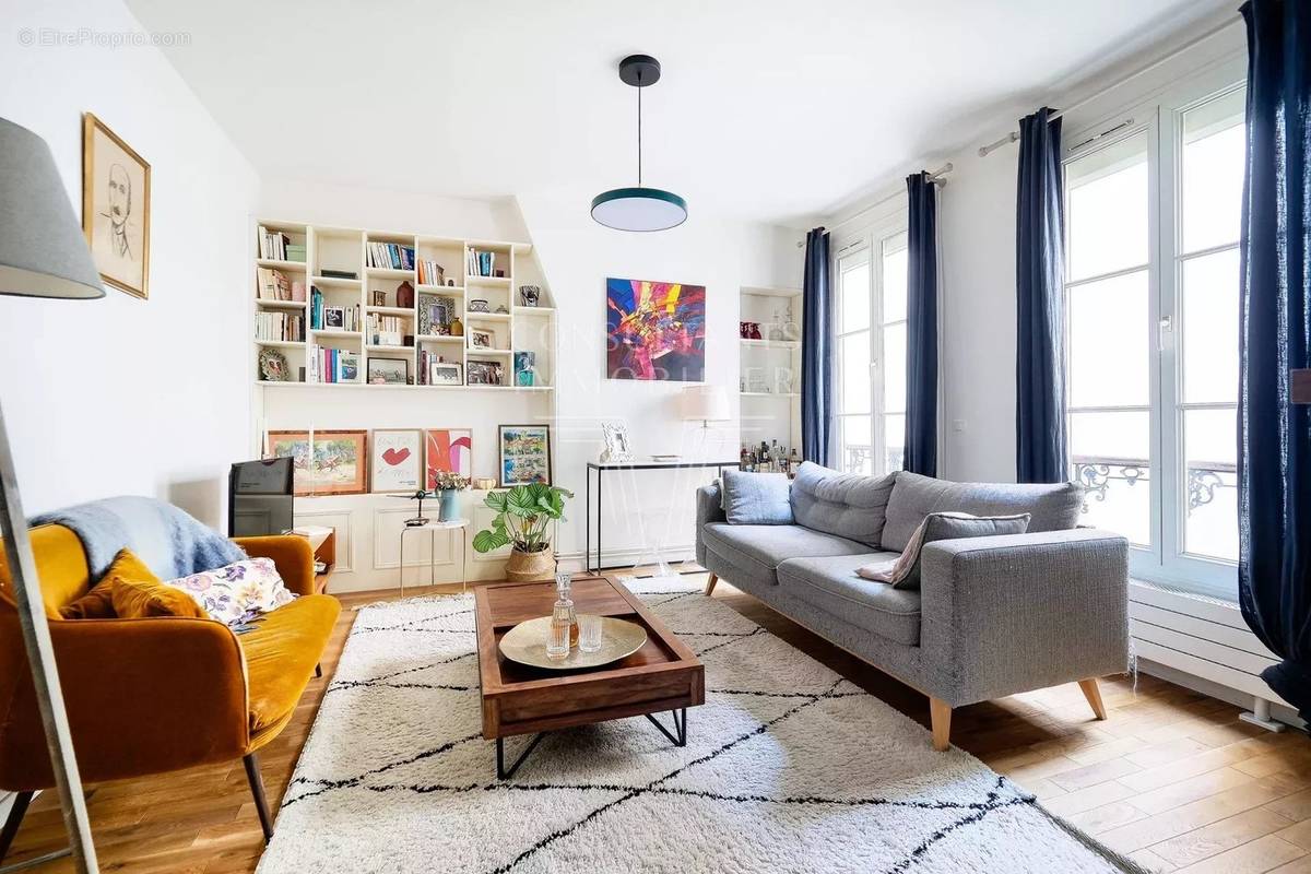 Appartement 3 pièce(s) 58 m²à vendre Paris-17e-arrondissement