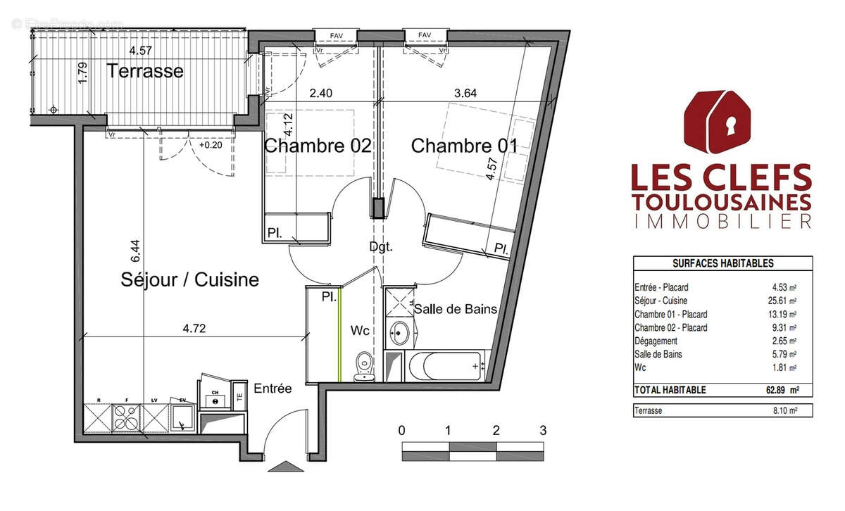 Appartement à TOULOUSE