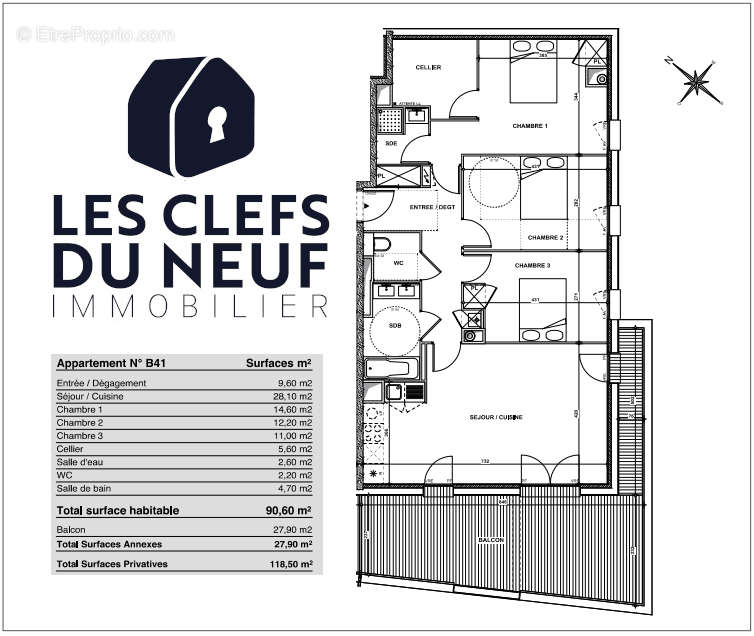 Appartement à TOULOUSE