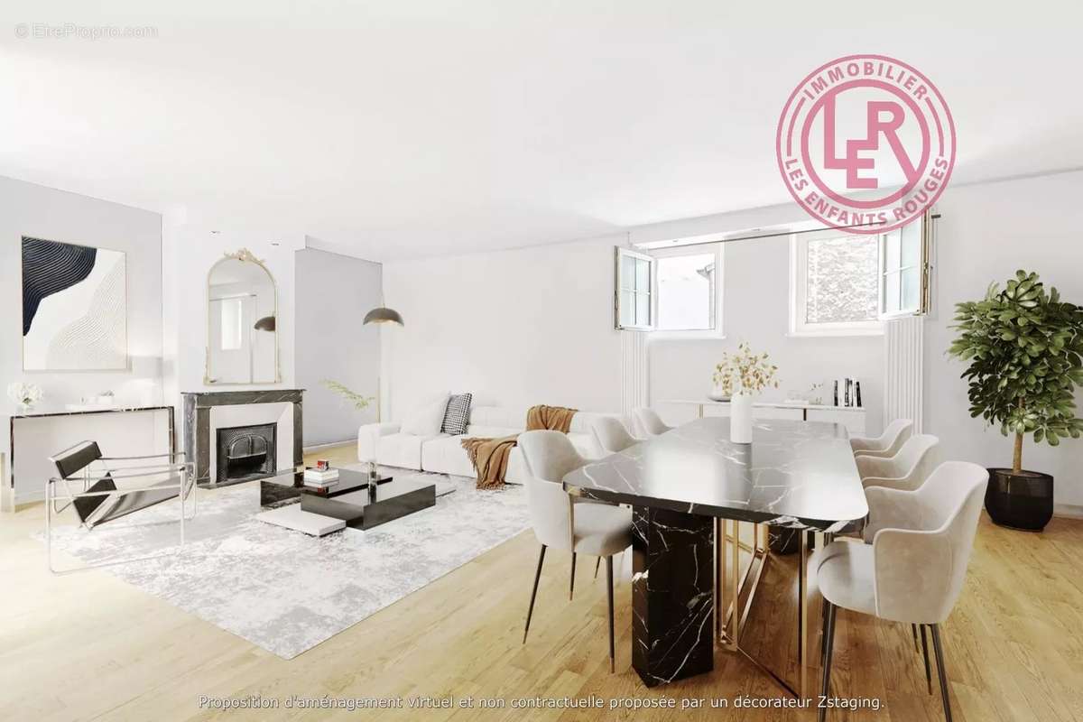 Appartement a louer paris-3e-arrondissement - 4 pièce(s) - 132 m2 - Surfyn