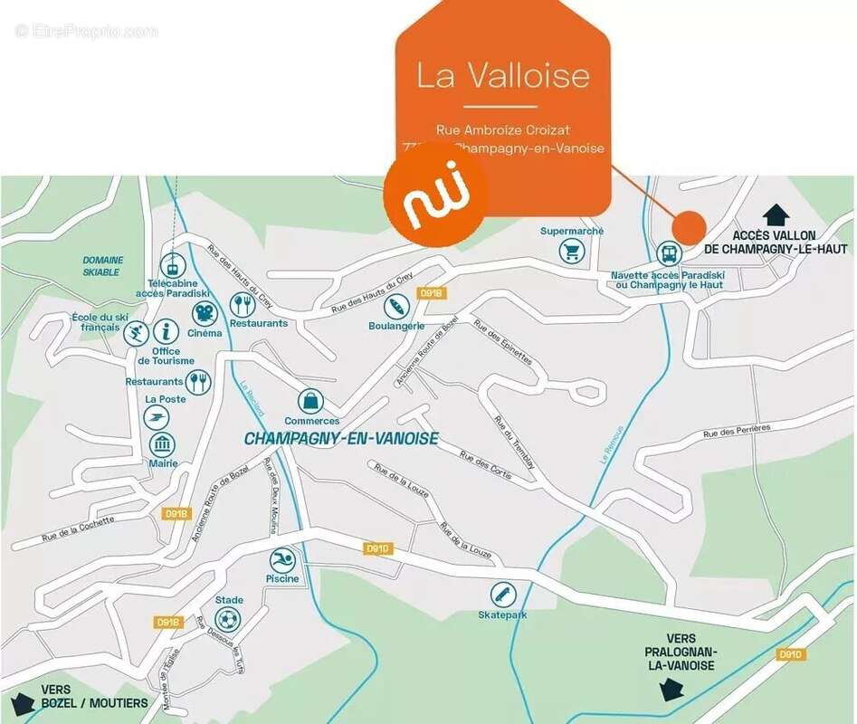 Appartement à CHAMPAGNY-EN-VANOISE