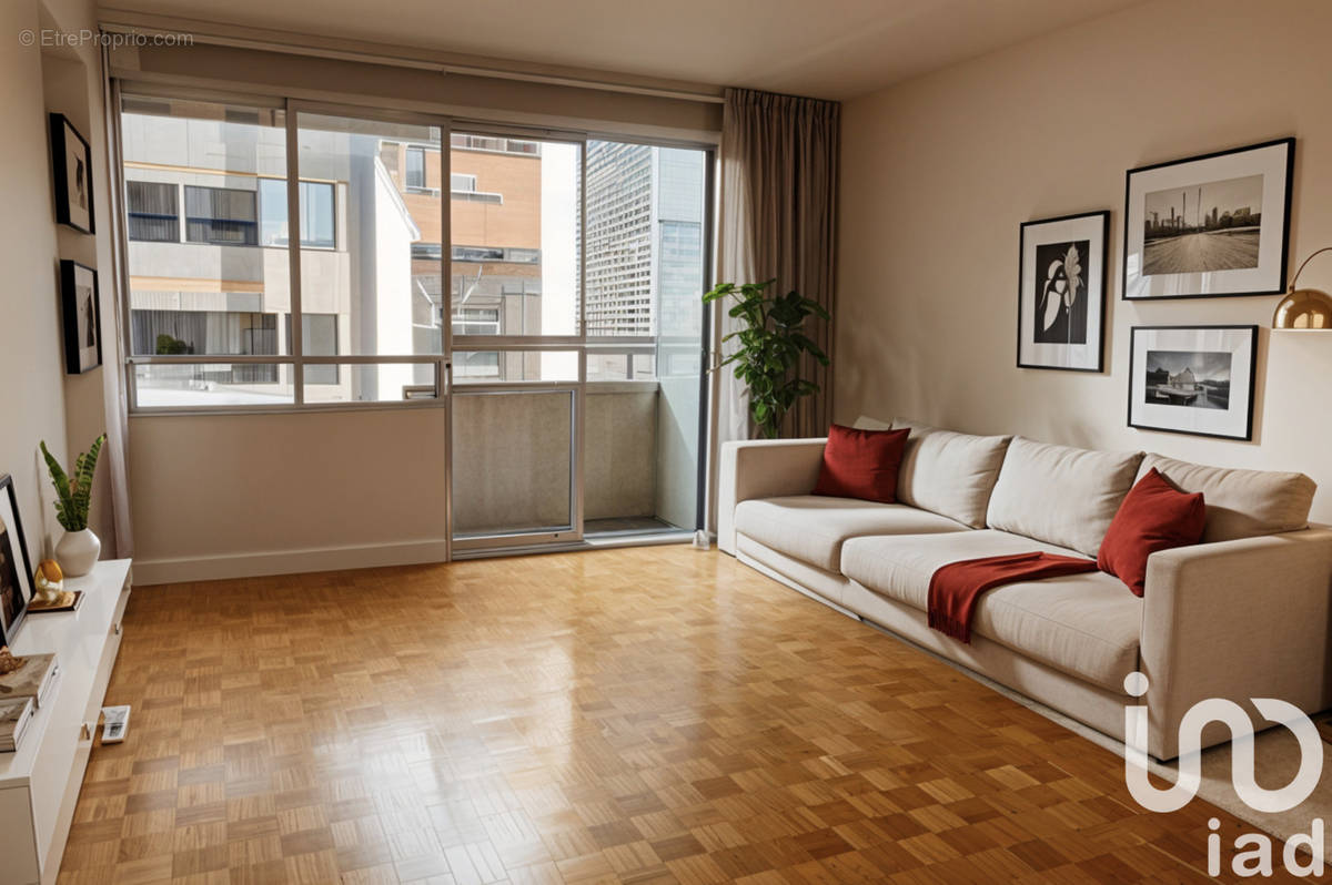 Appartement 1 pièce(s) 25 m²à vendre Paris-20e-arrondissement