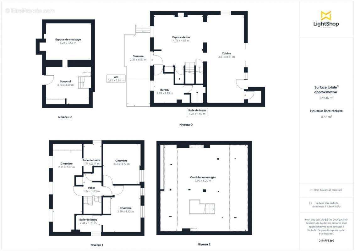 Maison a louer nanterre - 6 pièce(s) - 178 m2 - Surfyn