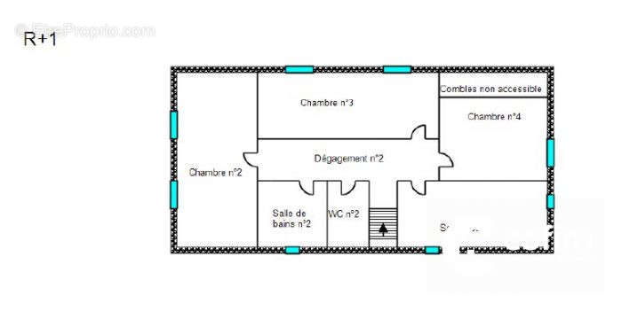 Plan 1er étage - Maison à ASSAT