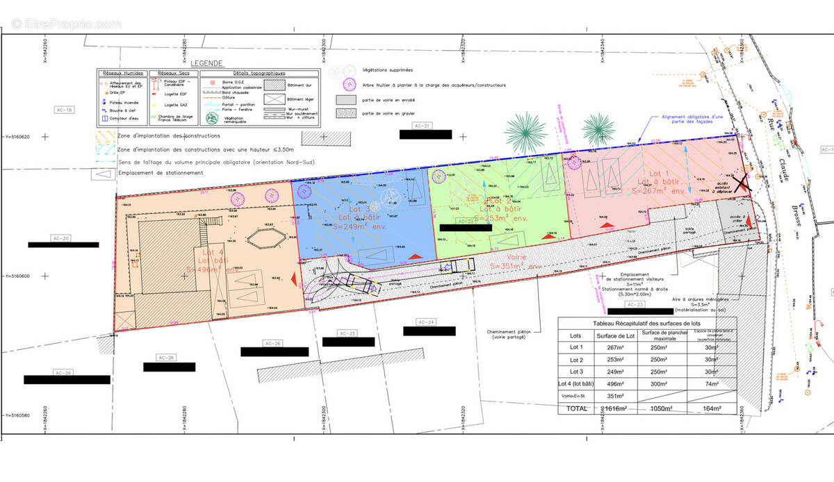 Terrain à SEREZIN-DU-RHONE