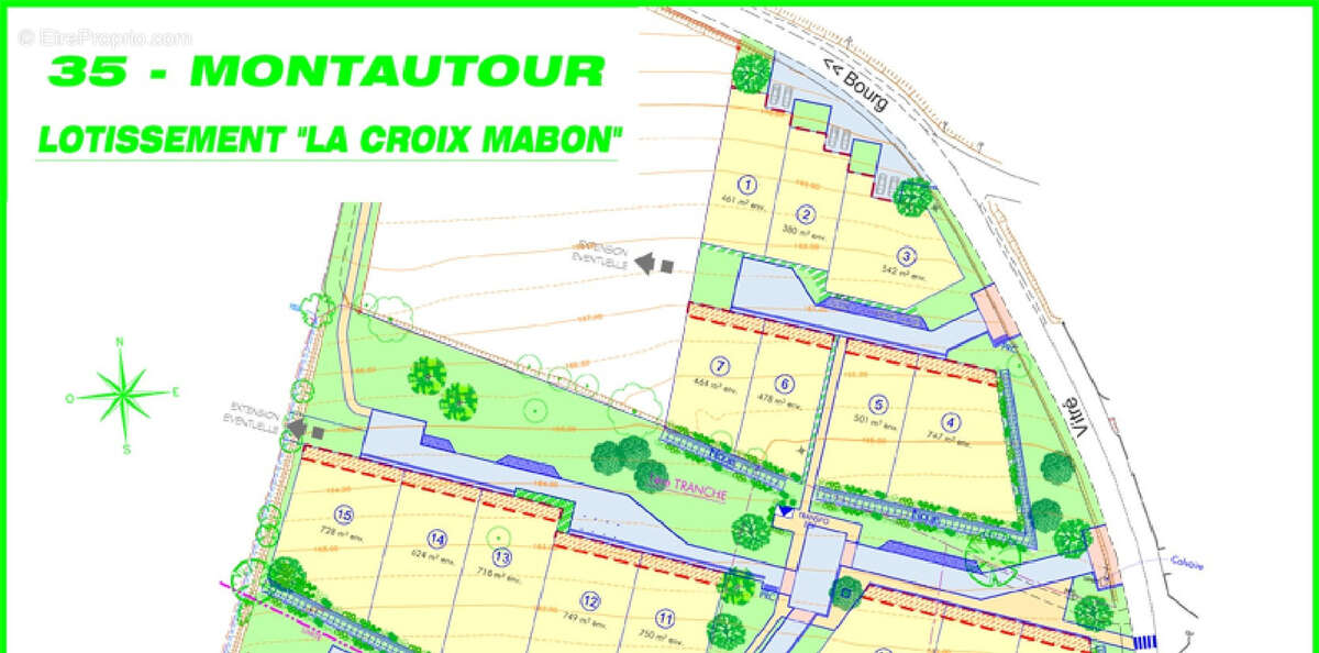 Terrain à MONTAUTOUR