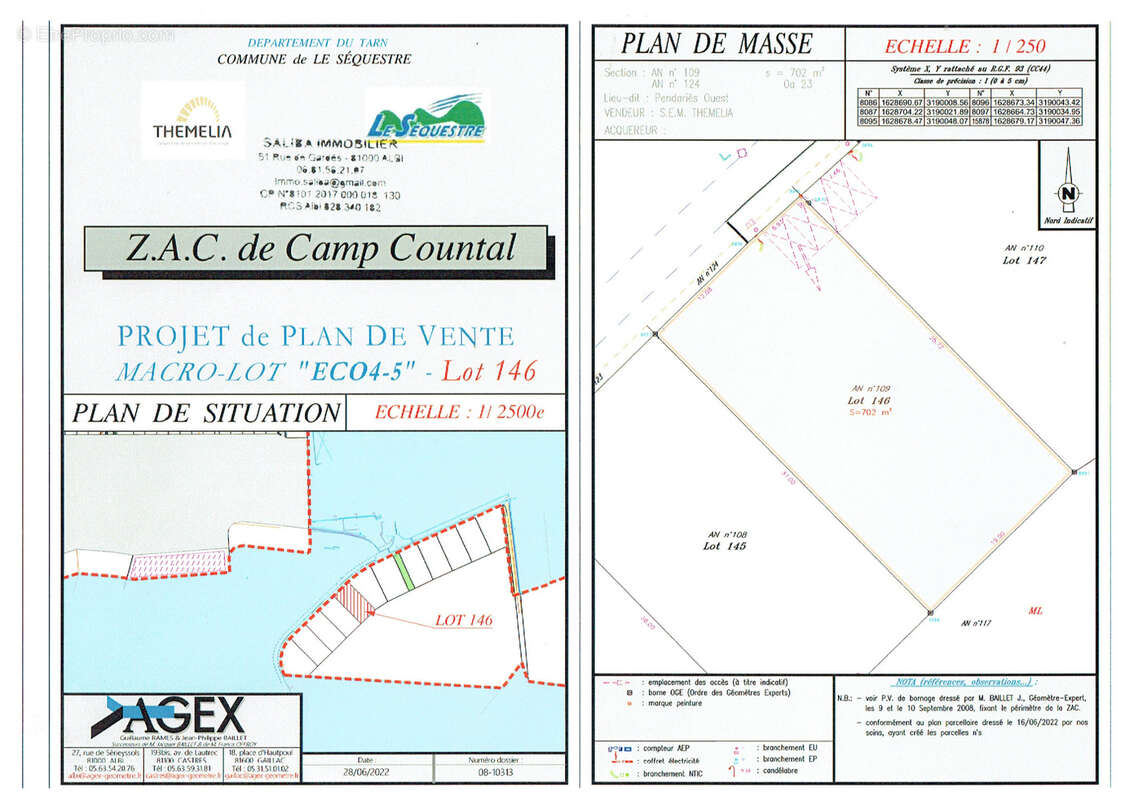 Terrain à LE SEQUESTRE