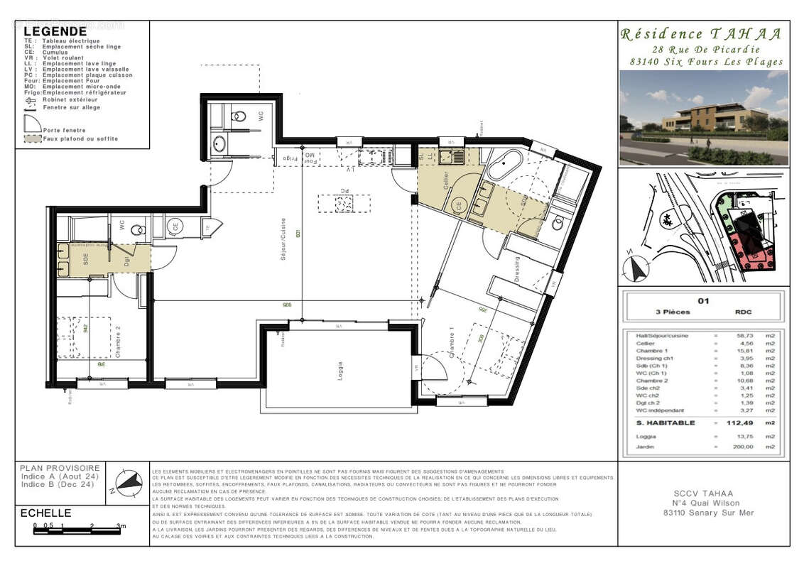 Appartement à SIX-FOURS-LES-PLAGES