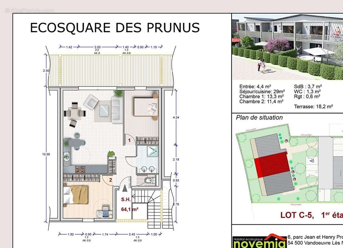 Appartement à SEICHAMPS