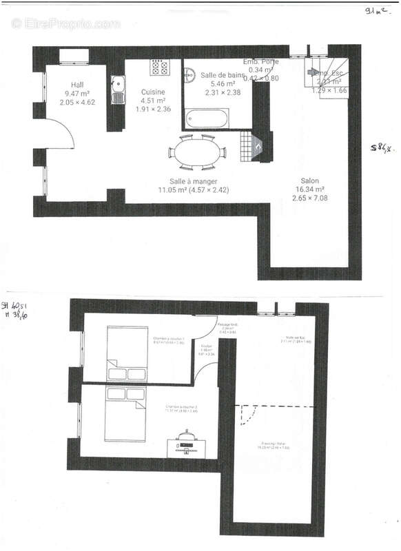Maison à SAINT-BONNET-DE-MURE