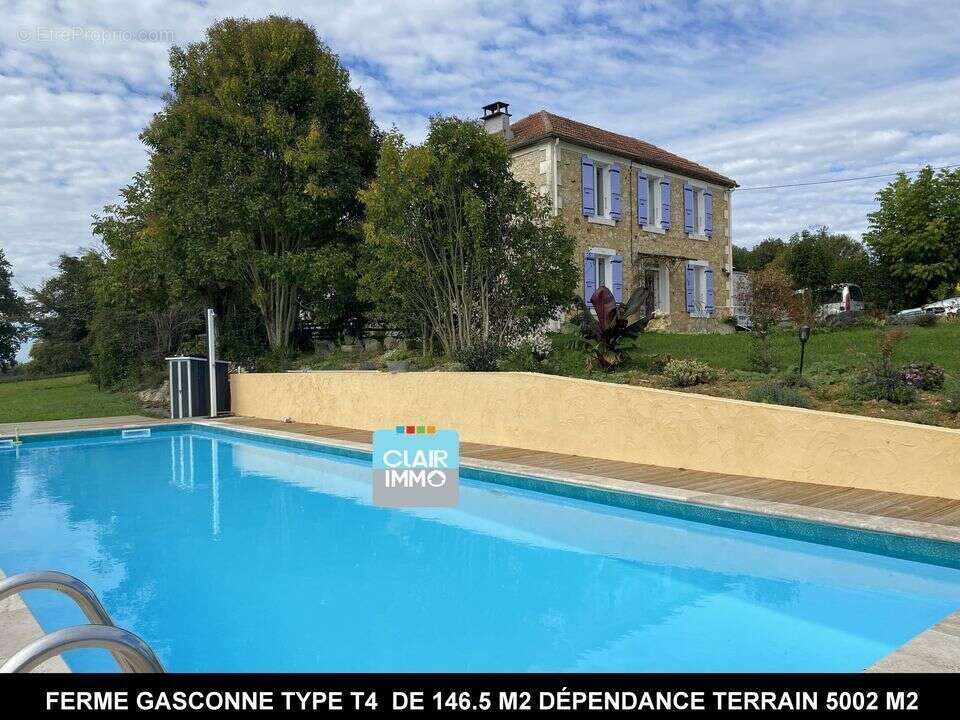#ferme #gers #luxe #piscine #maison  - Maison à GONDRIN