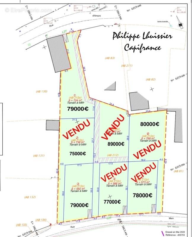 Terrain à BESSEY-LES-CITEAUX
