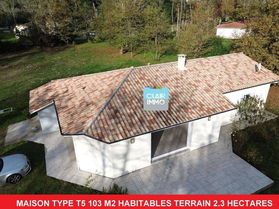 #maison #type T5 #sudouest #parfaitétat #landes #gabarret - Maison à GABARRET