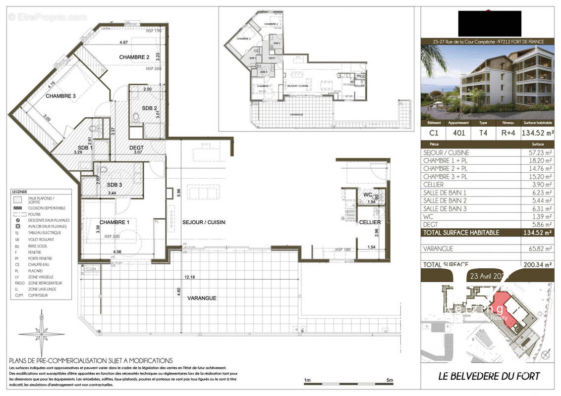 Appartement à FORT-DE-FRANCE