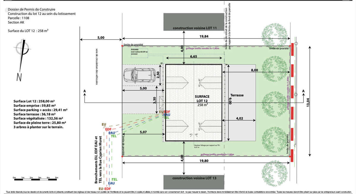 Terrain à PALAISEAU