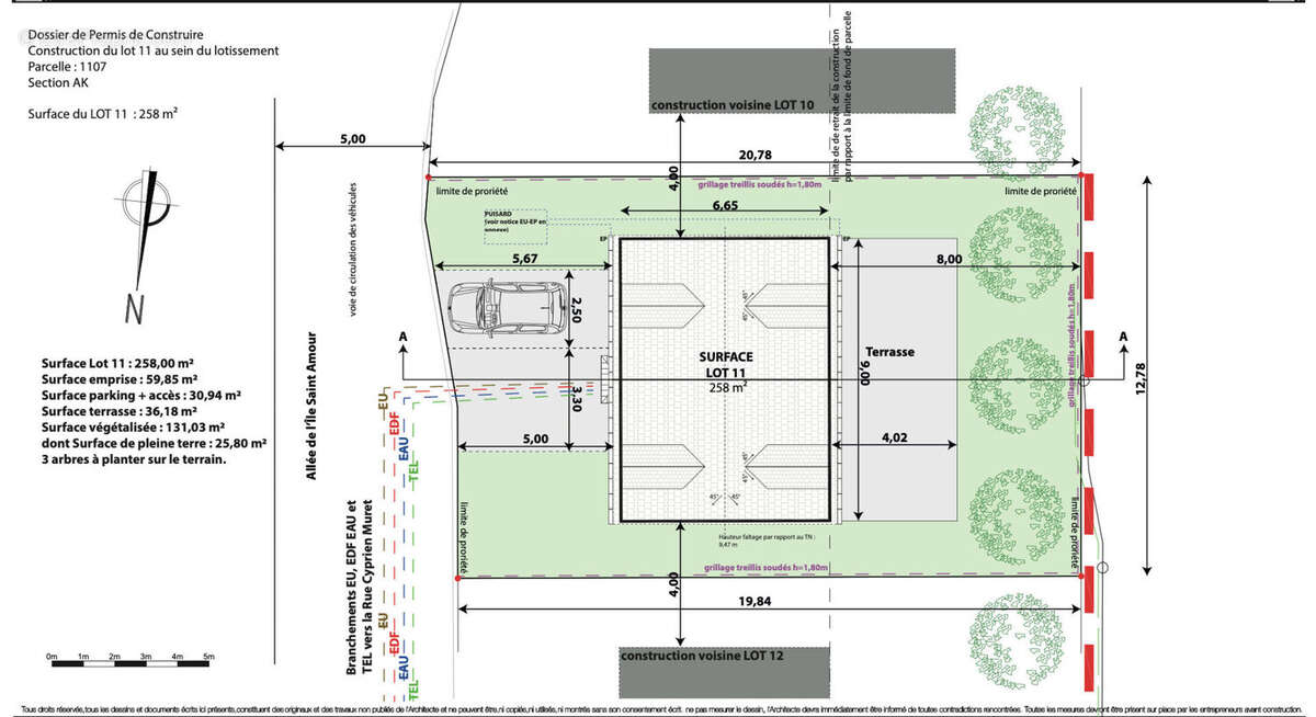 Terrain à PALAISEAU