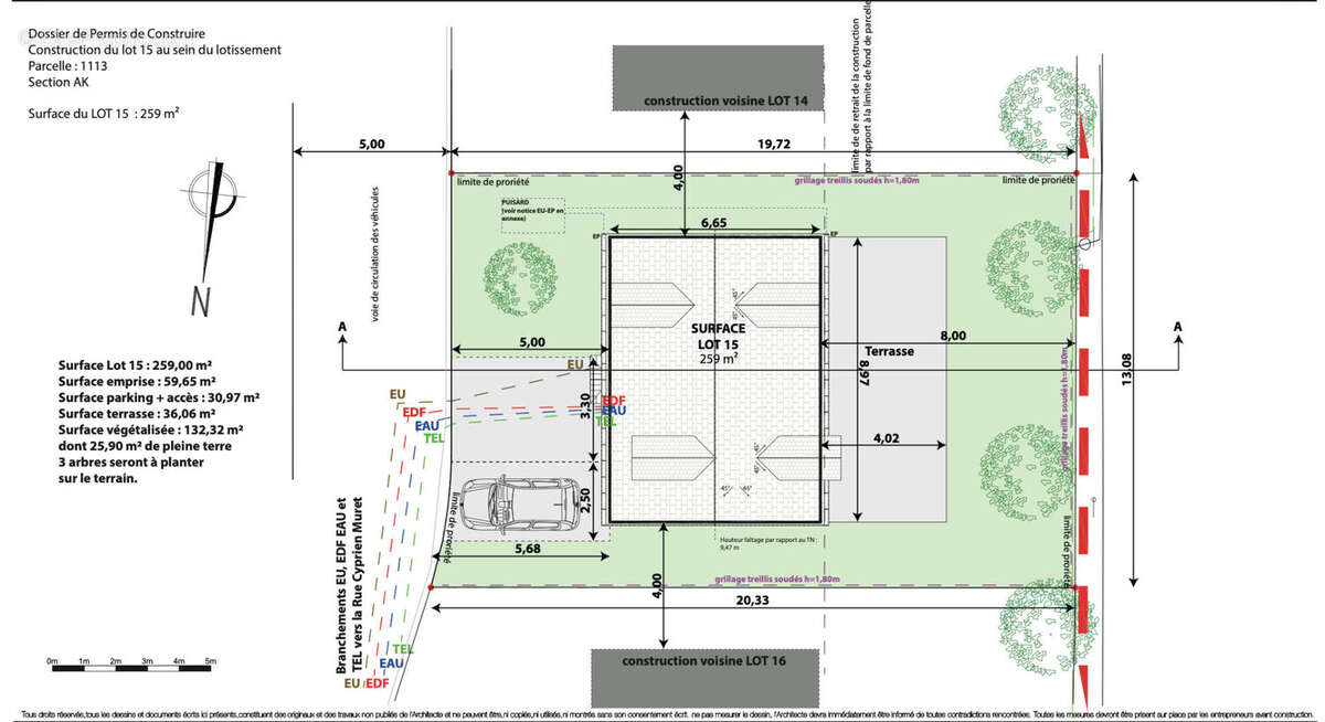 Terrain à PALAISEAU