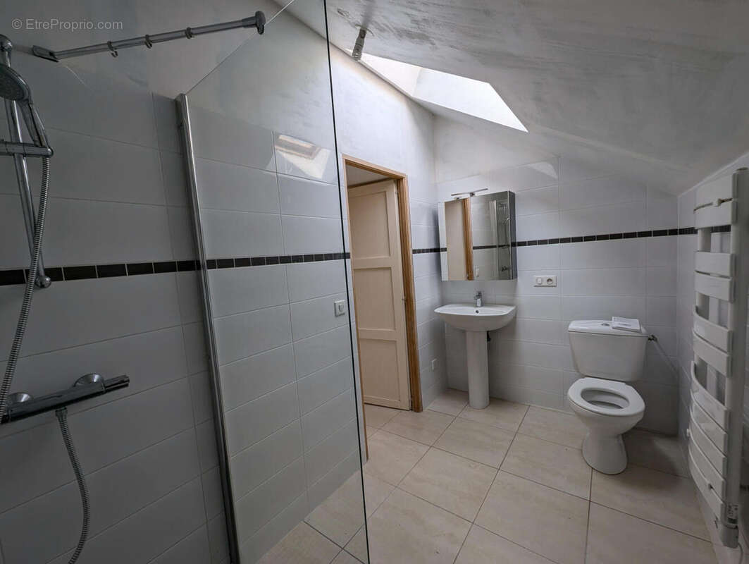 Salle d&#039;eau avec WC - Maison à LANGONNET