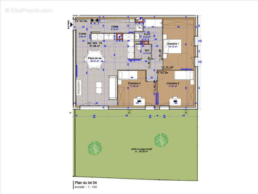 Appartement à BOIS-GUILLAUME