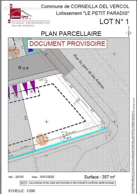 Terrain à CORNEILLA-DEL-VERCOL