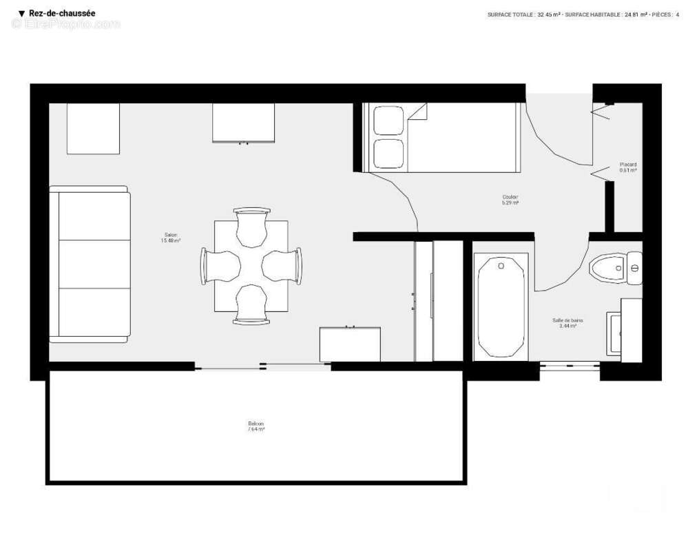 Appartement à THOLLON-LES-MEMISES