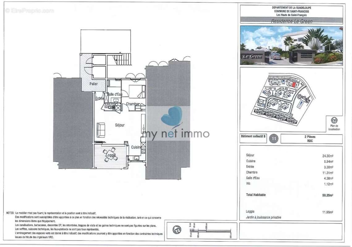 Appartement à SAINT-FRANCOIS