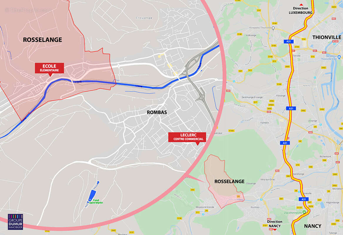 Maison à ROSSELANGE