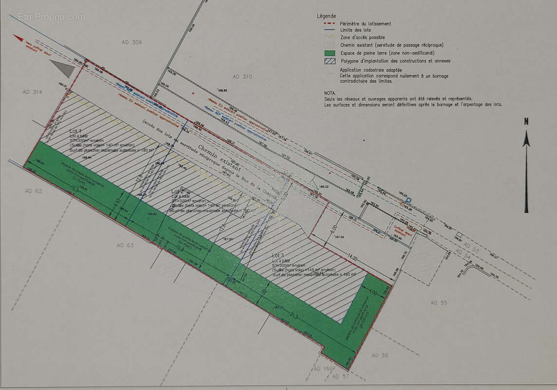 Terrain à VERNAISON