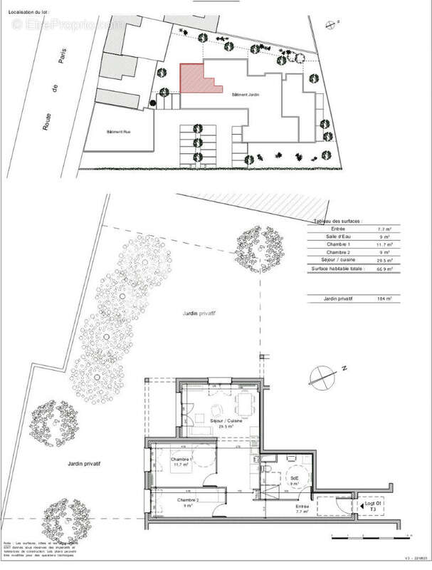 Appartement à CAGNY