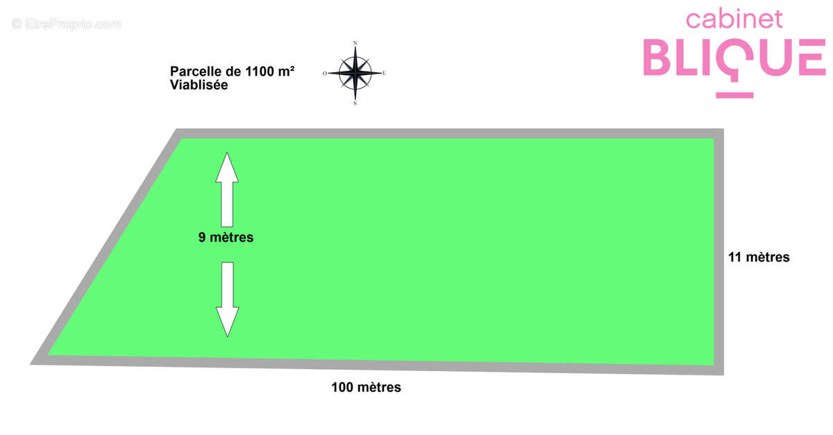 Terrain à JEANDELAINCOURT