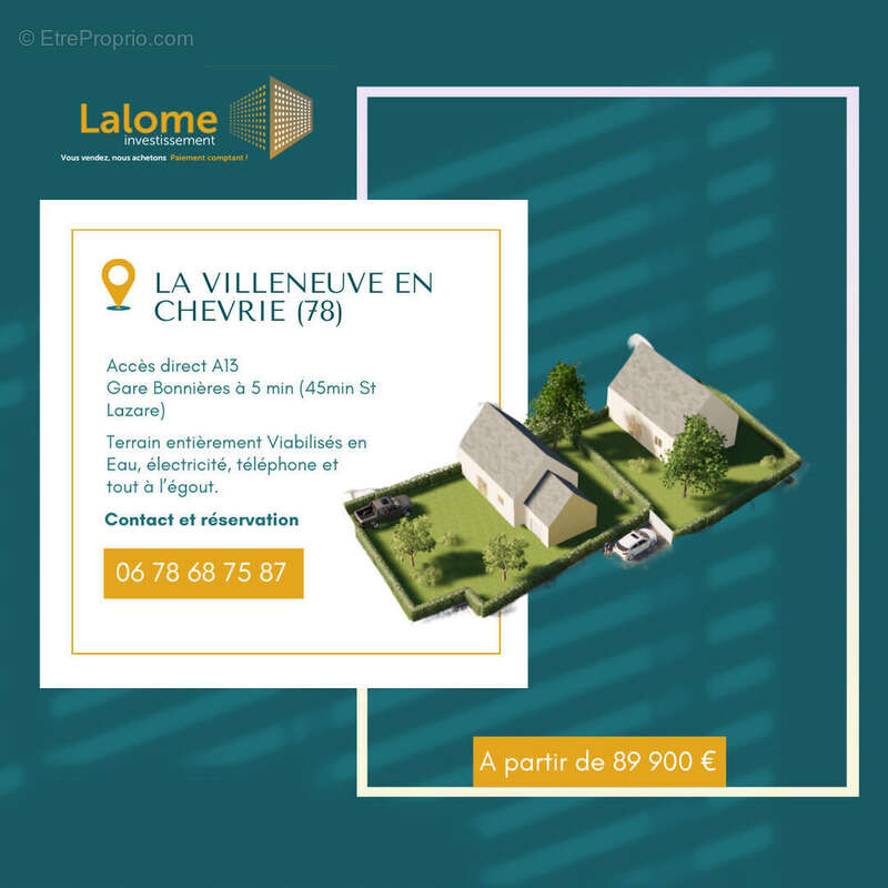 Terrain à LA VILLENEUVE-EN-CHEVRIE