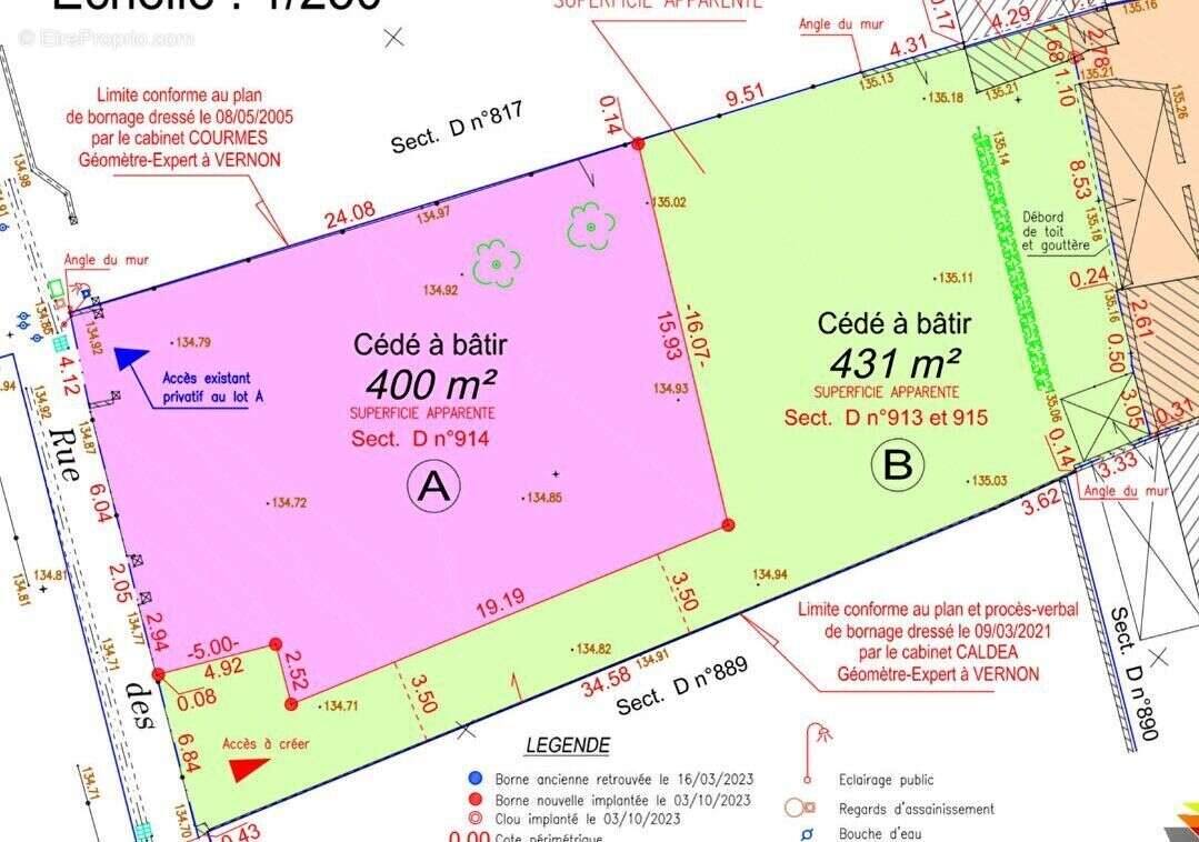 Terrain à LA VILLENEUVE-EN-CHEVRIE