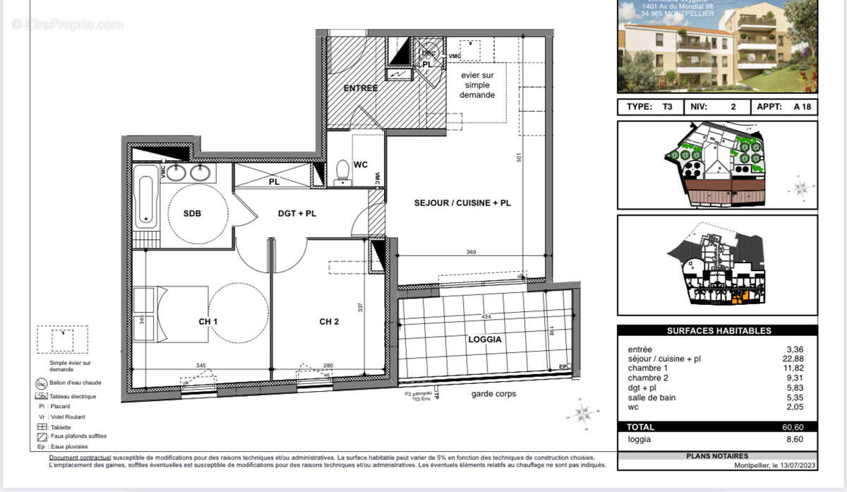 Appartement à NIMES