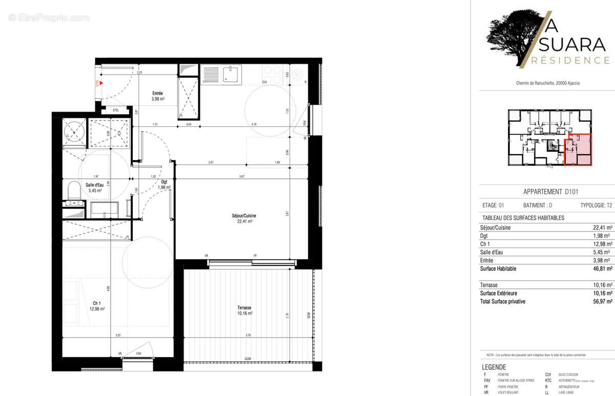 Appartement à AJACCIO