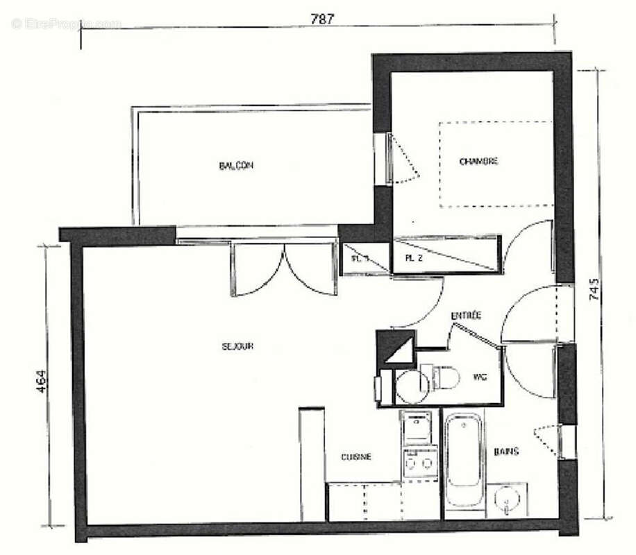 Appartement à SAINT-LOUIS-DE-MONTFERRAND