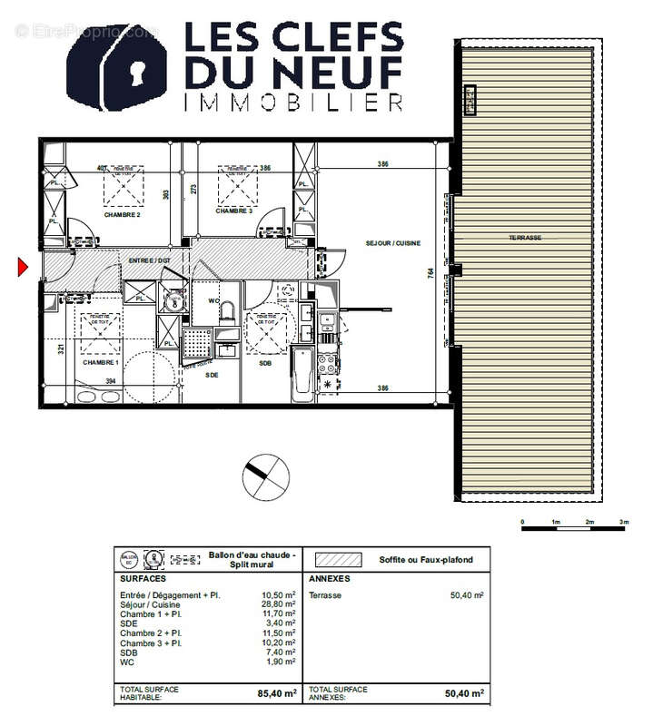 Appartement à BRUGUIERES