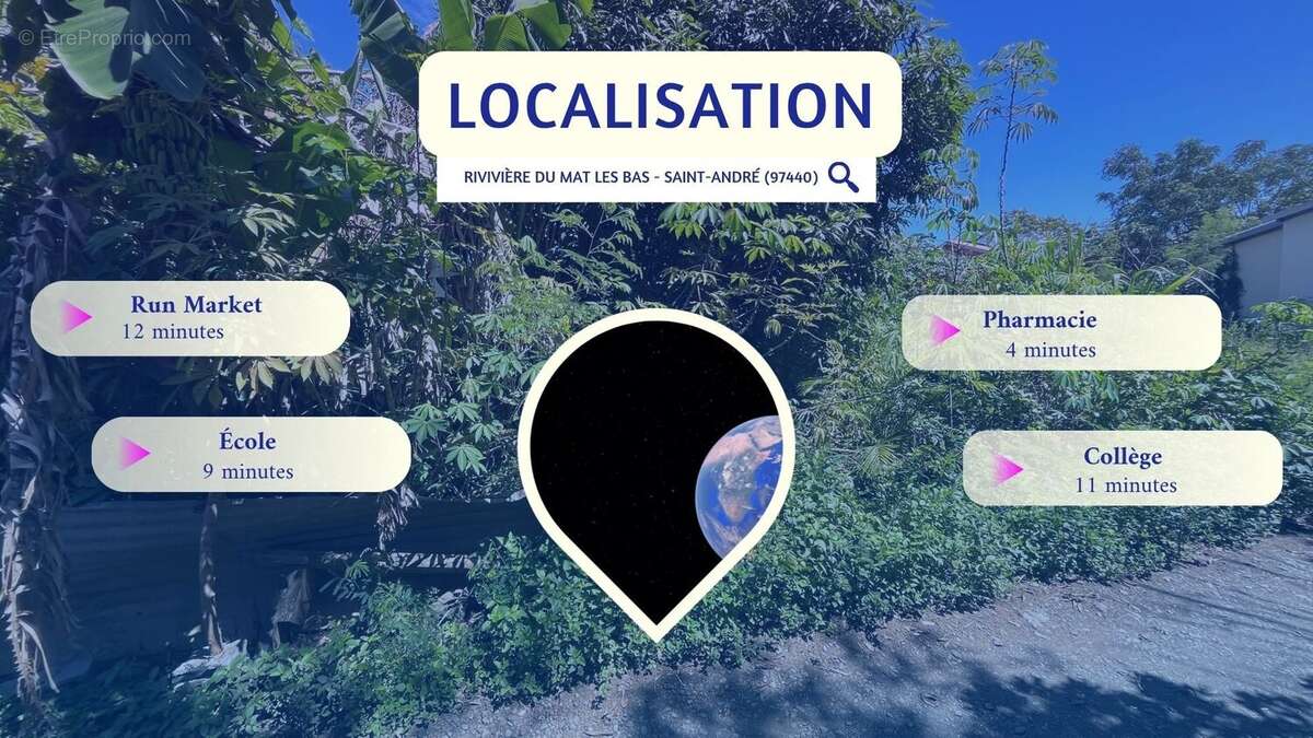 Terrain à SAINT-ANDRE