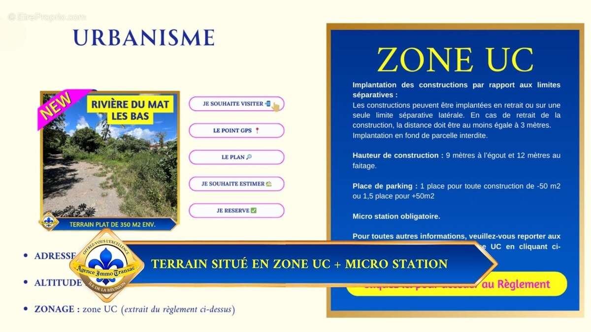 Terrain à SAINT-ANDRE